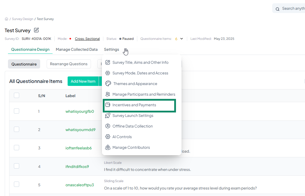 Incentives and Payments